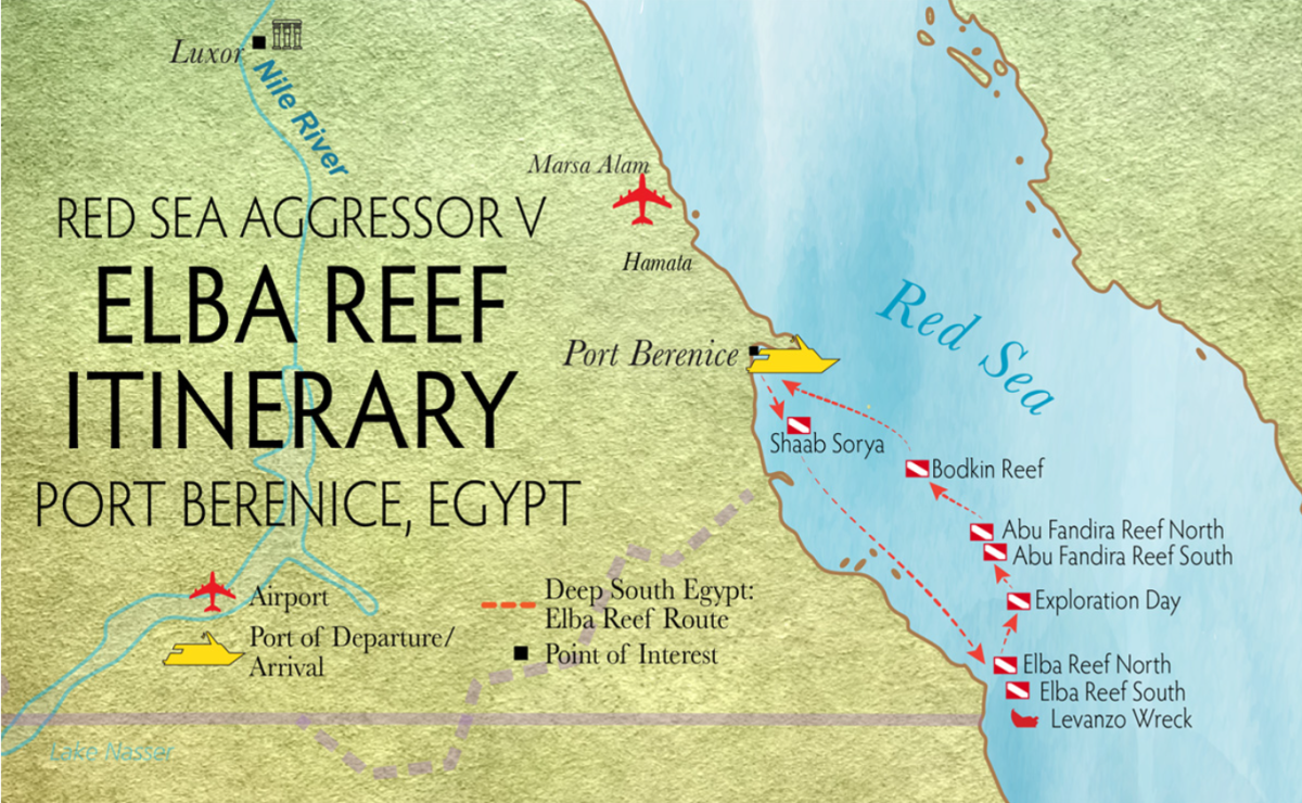Сафари на новой яхте Red Sea Aggressor V - Дальний юг и Эльба Риф