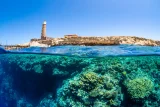 Затонувшие корабли и рифы в северной части Красного моря